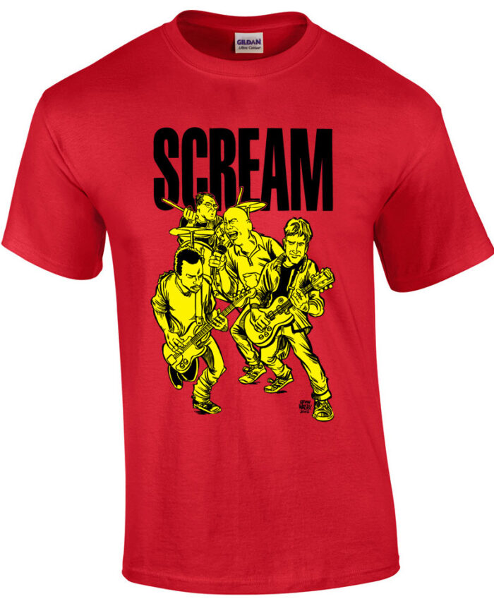 scream t shirt - Dischord - dc hardcore