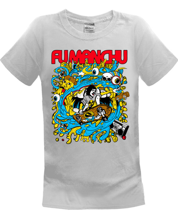 Fu Manchu T Shirt Skate Punk Stoner Official