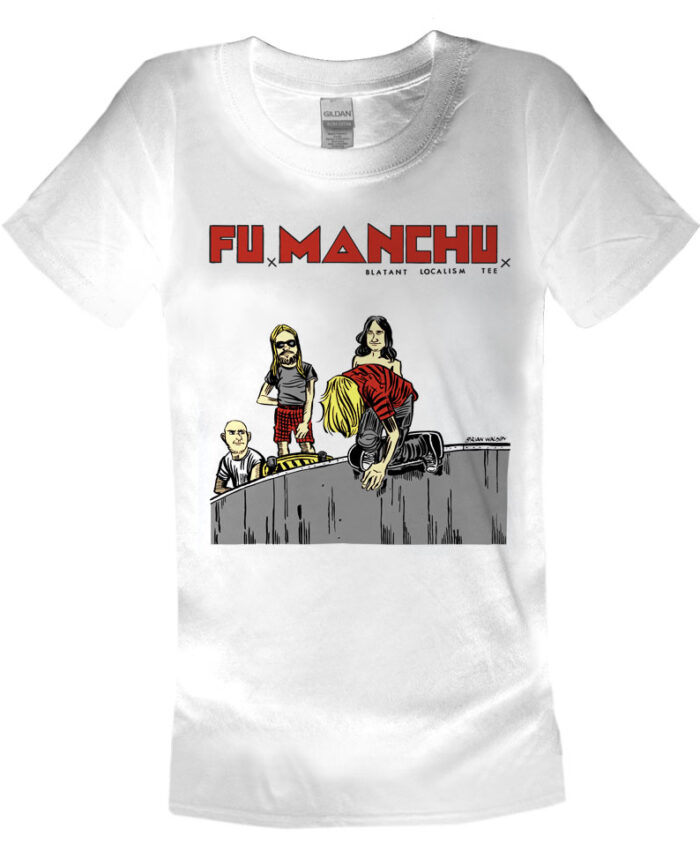 Fu Manchu T Shirt Walsby Punk Skateboarding