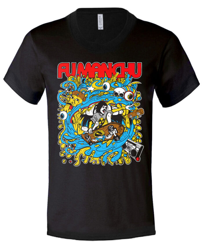 Fu Manchu Skate Rock T Shirt