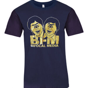 Bifocal Media Logo T Shirt Navy