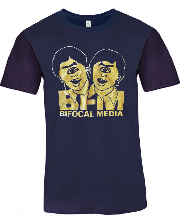 Bifocal Media Logo T Shirt Navy