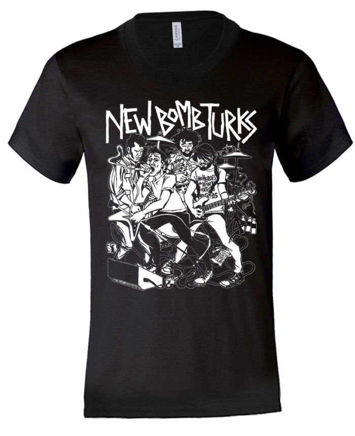 New Bomb Turks T Shirt Peppermint Raygun
