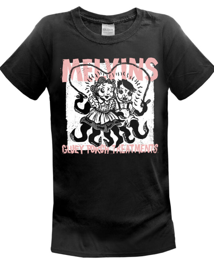 Melvins T Shirt Hazelmyer Gluey Porch Pink2