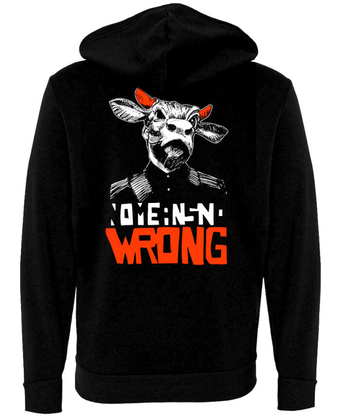 Nomeansno Wrong Hoodie Back