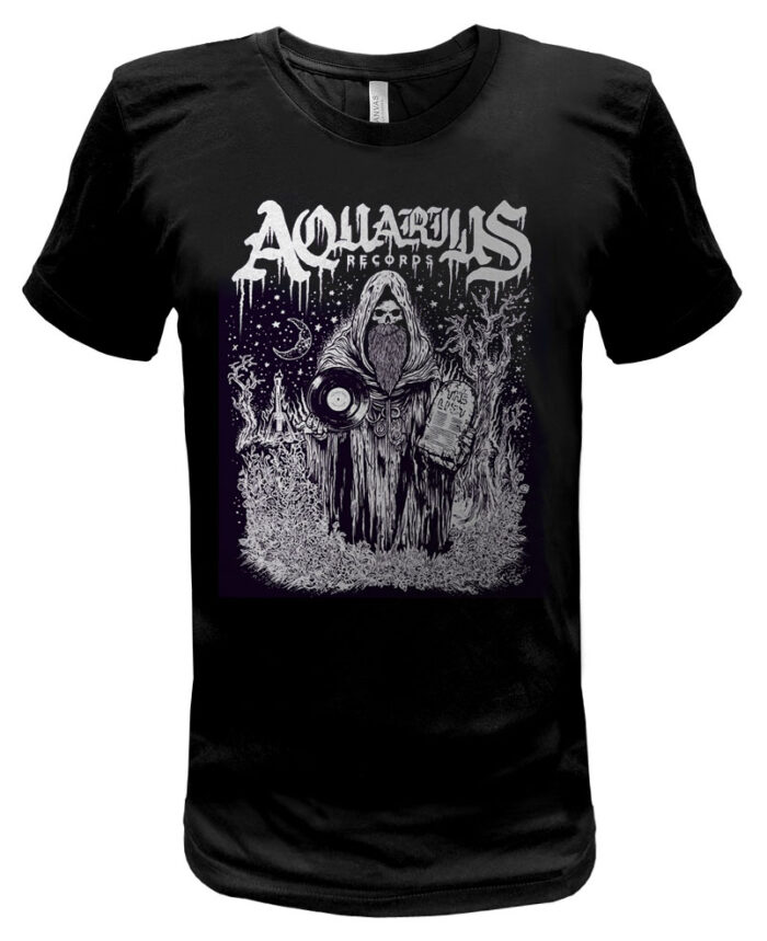 Aquarius Recurds T Shirt Black