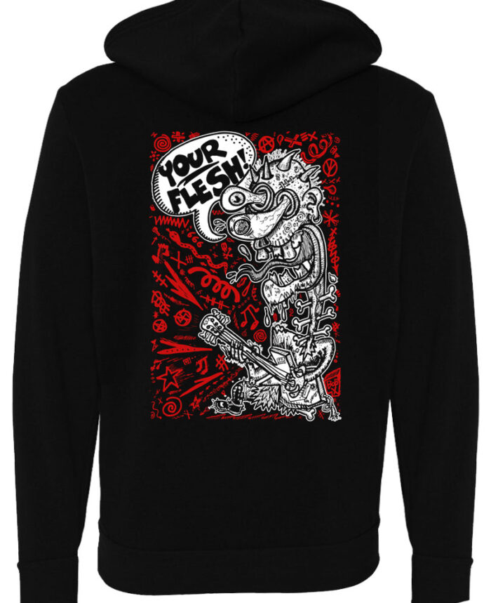 Your Flesh Hoodie Back