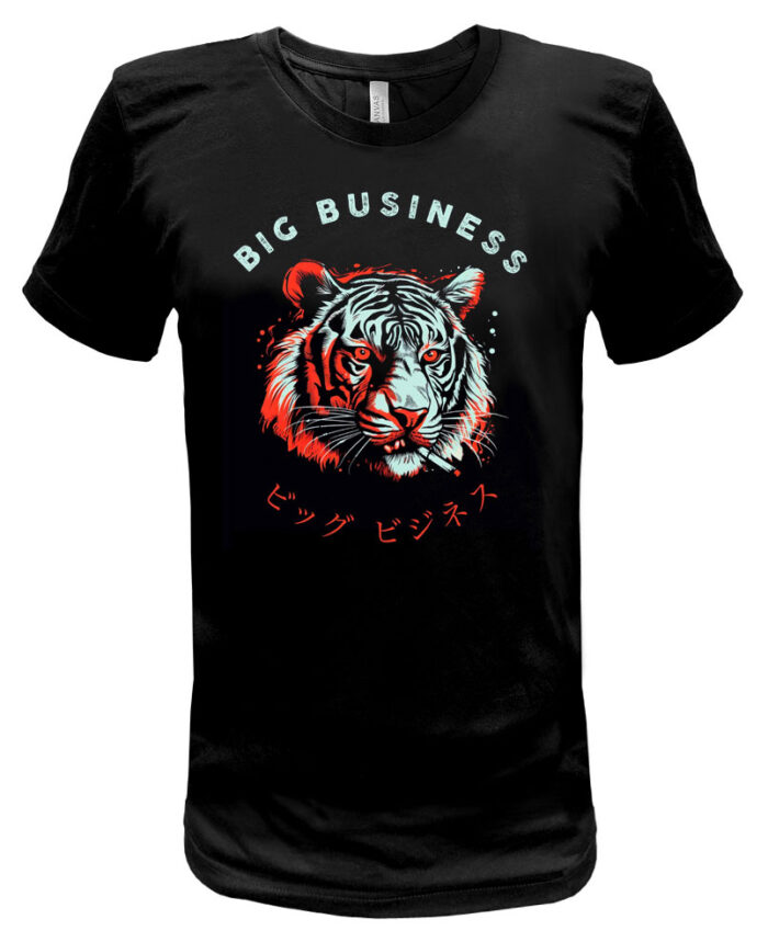 Big Business Tiger T Shirt Jay Holmes