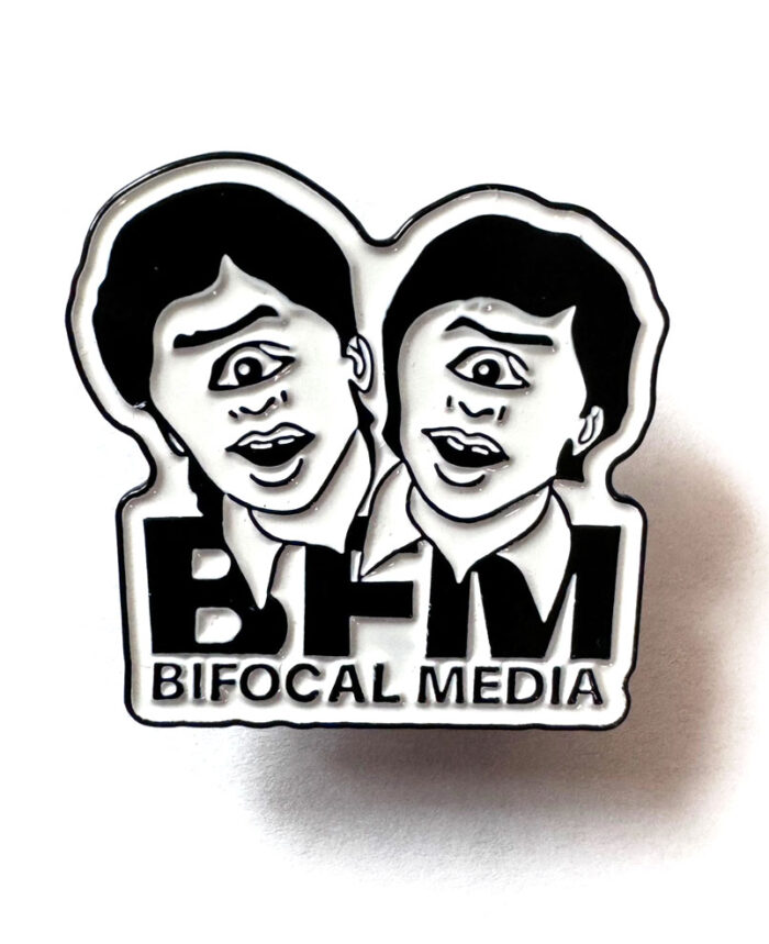 Bifocal Media Metal Pin