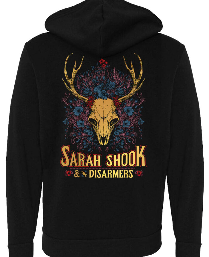 Sarah Shook Disarmers Hoodie Back