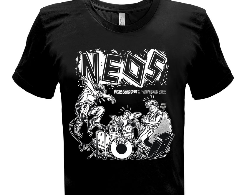 Official Neos shirt By Brian Walsby. Limited to 150.