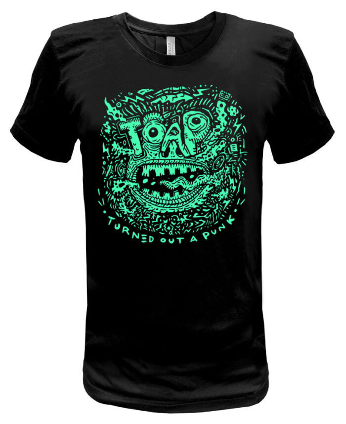 Turned Out A Punk T Shirt Black