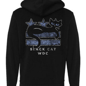 Black Cat Dc Hoodie Back