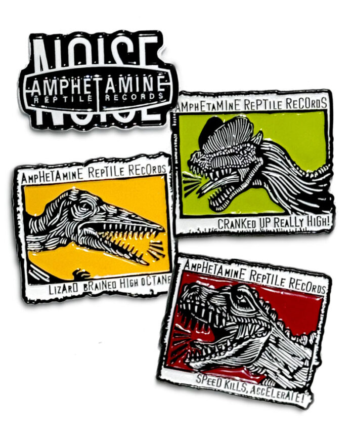 Amphetamine Reptile Pin Sticker Hazelmyer
