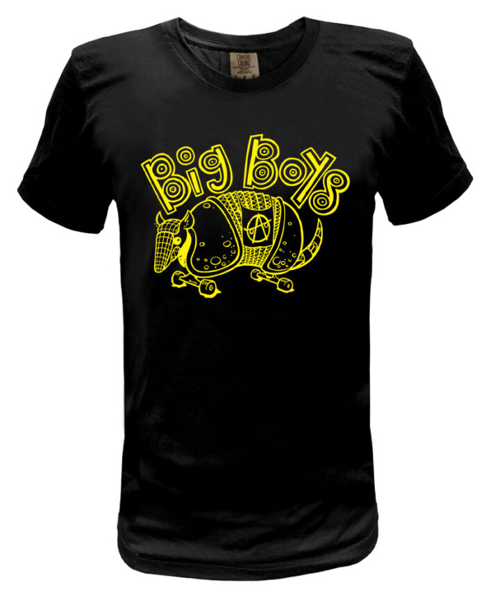 Big Boys Gnarmadillo Tee Black