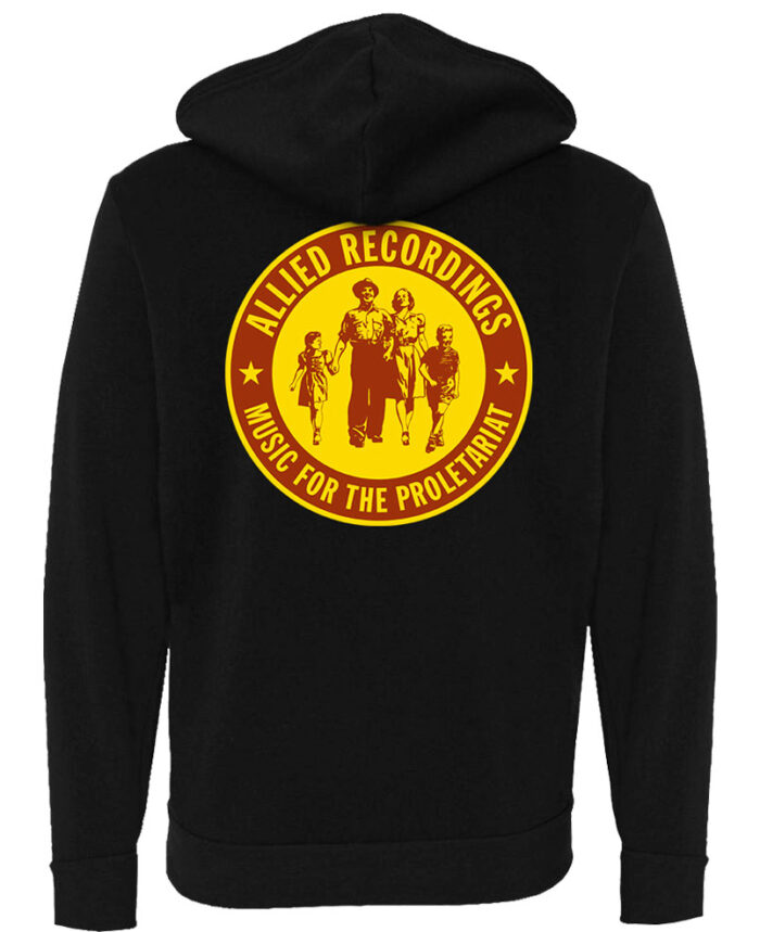 Allied Recordings Yates Hoodie Back