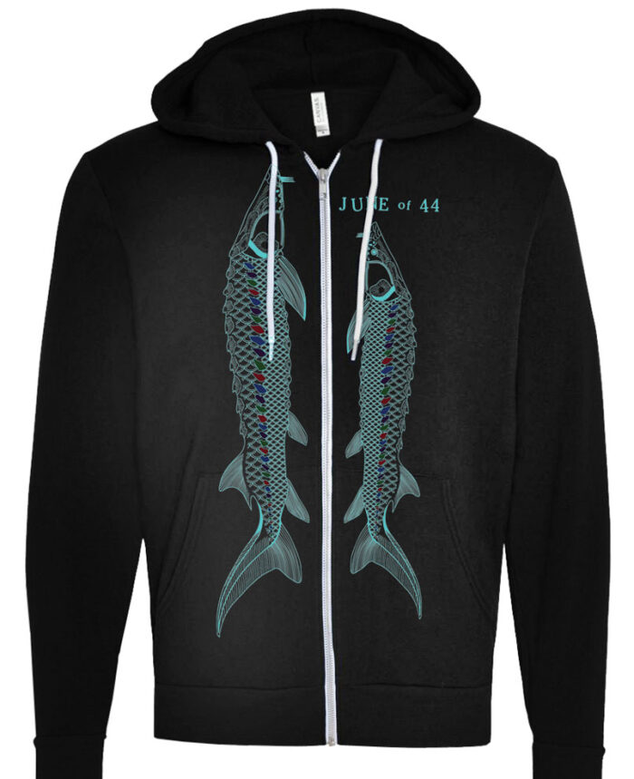 June Of 44 Black Hoodie Web
