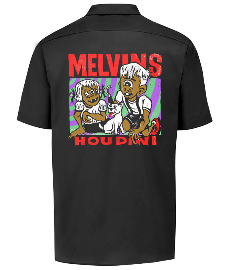 Melvins - Houdini Unisex Zwart Baggy T-Shirt Oversized T-Shirt