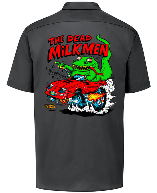 Dead Milkmen Big Lizard Work Shirt Back
