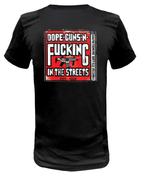 Amrep Dope Guns T Shirt Back