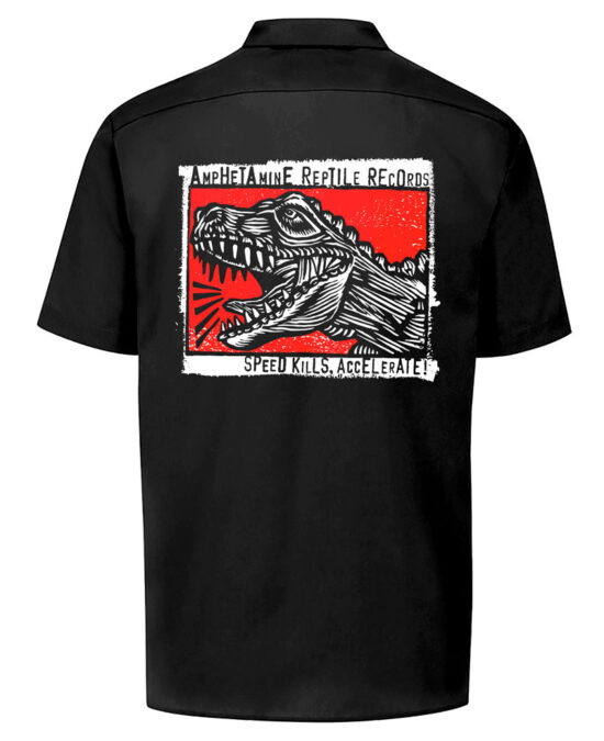 Amphetamine Reptile Records Work Shirt Back