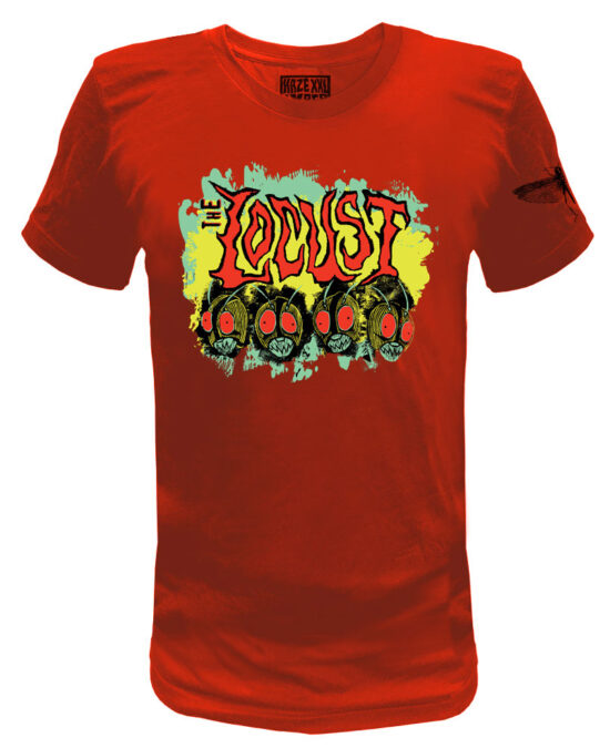 The Locust Hazelmyer T Shirt Red