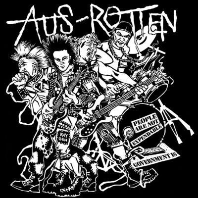 Aus Rotten T Shirt Detail