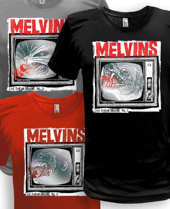 Melvins Live Stream T Shirt Set Web