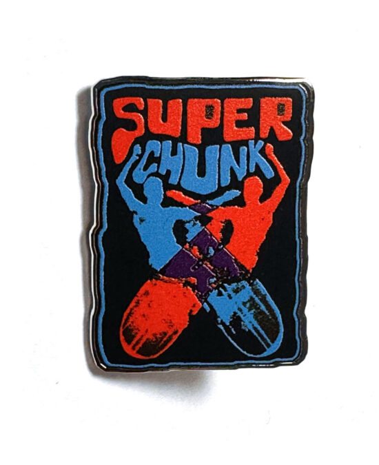 Superchunk Pin And Sticker Set