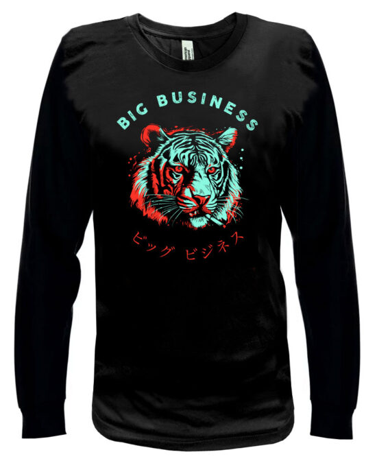 Big Business Long Sleeve Tiger