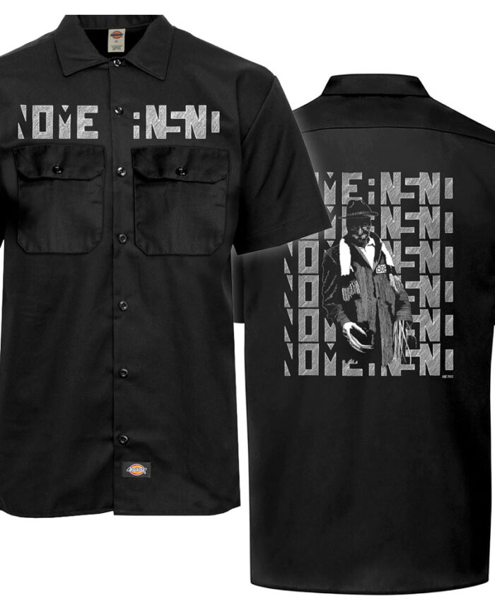 Nomeansno Mr Happy Work Shirt Web