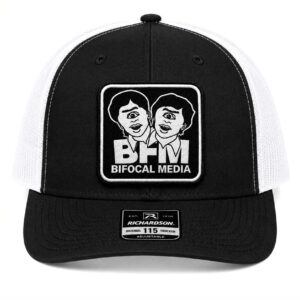 Bifocal Media Logo Trucker Cap Black