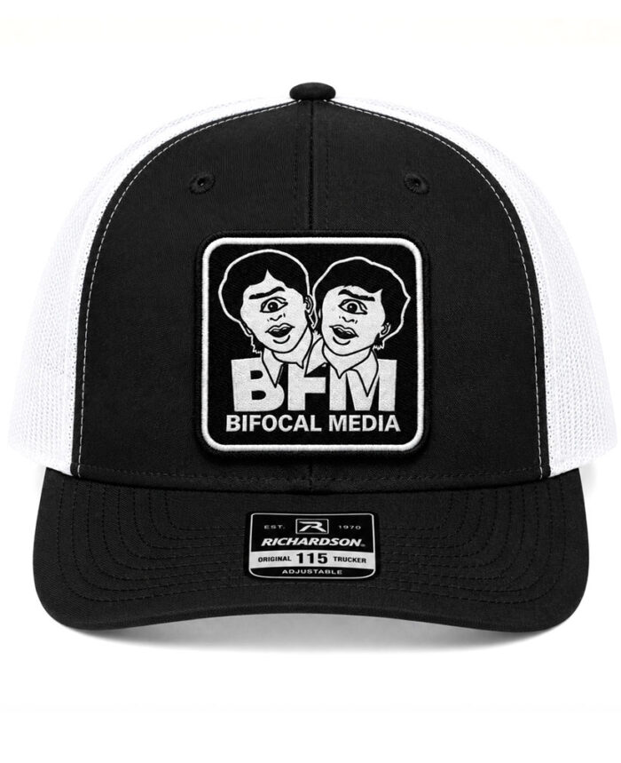 Bifocal Media Logo Trucker Cap Black