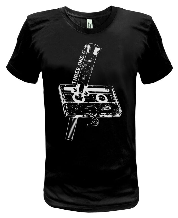 Three One G Records T Shirt Black