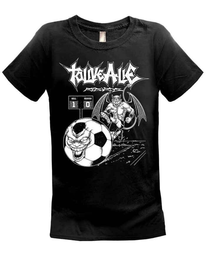To Live A Lie Records T Shirt Soccer