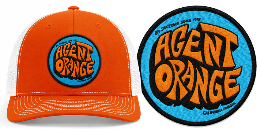 Agent Orange Embroidered Iron On Patch By Chris Shary. Limited to 100.
