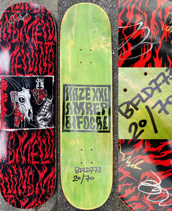 Melvins Signed Skateboard Web