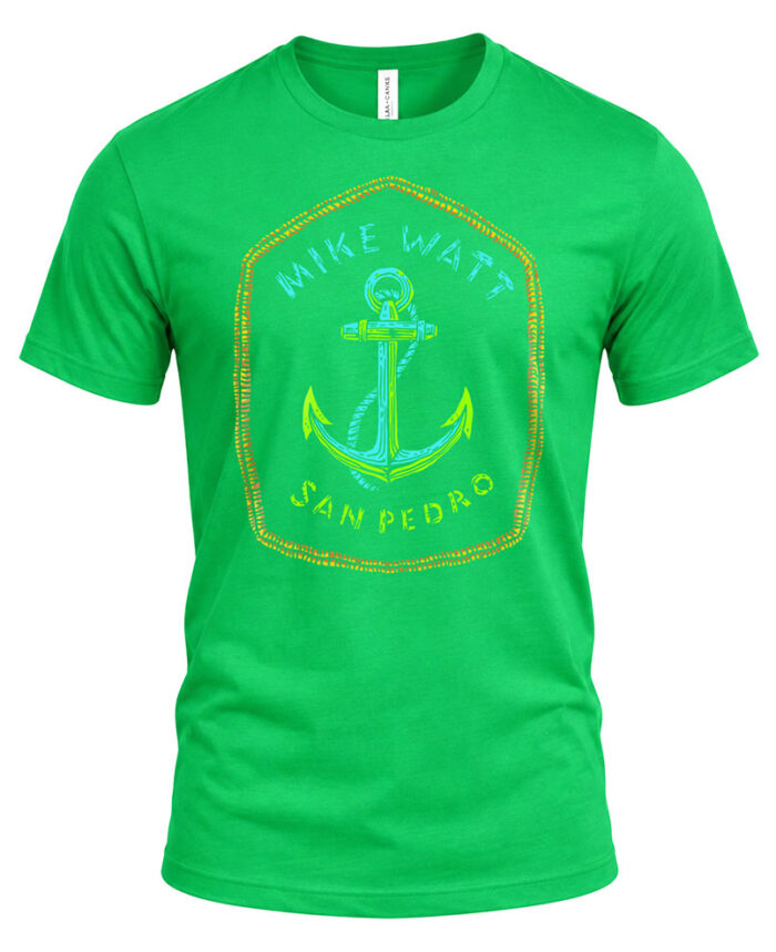 Mike Watt Minutemen Anchor Green Shirt